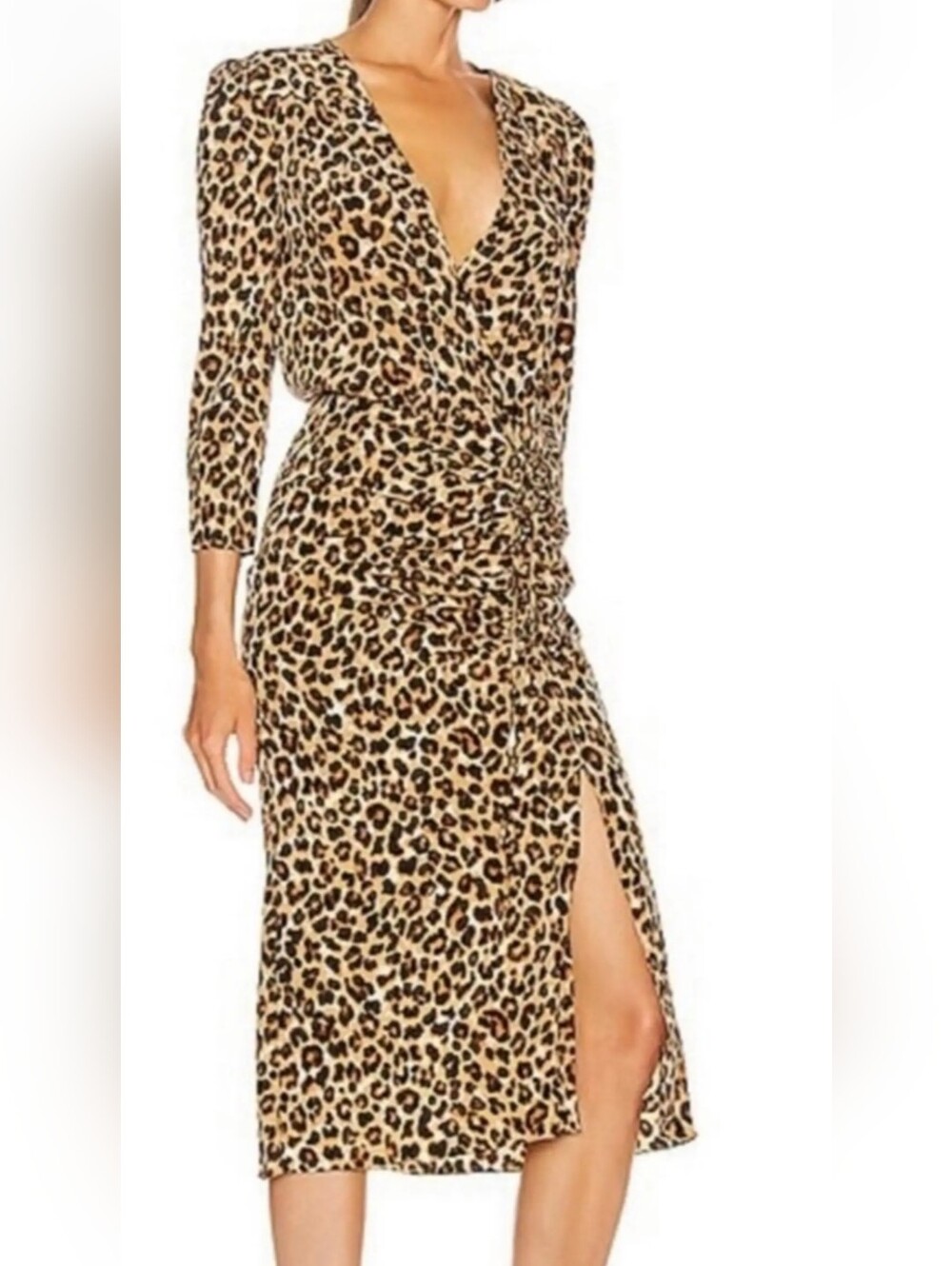 Veronica Beard Arielle Leopard Print Dress